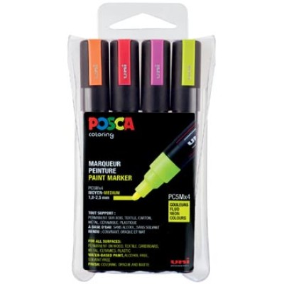 POSCA PAINTMARKER 2,5 FLUO 4X