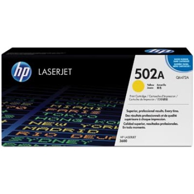 HP TONER 502A Q6472A Y