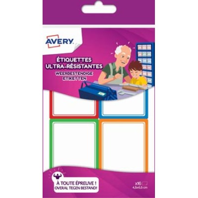 AVERY WEERBESTENDIG ETIKET 16X