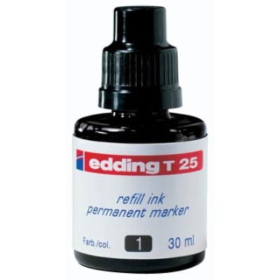 EDDING NAVULINKT ZWART 30ML