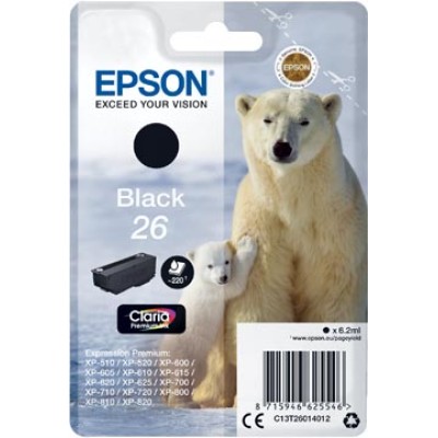 EPSON INKT C13T26014012 BLK