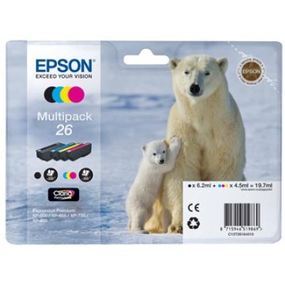 EPSON INKT C13T26164010 BCMY