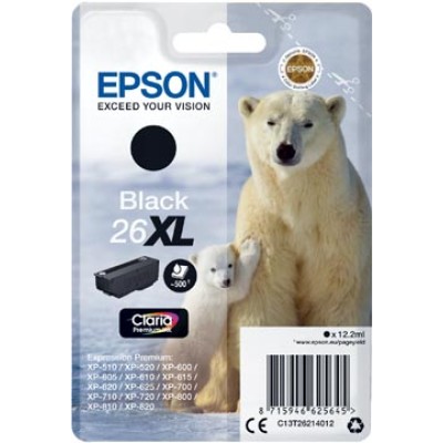 EPSON INKT C13T26214012 BLK