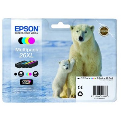 EPSON INKT C13T26364010 BCMY