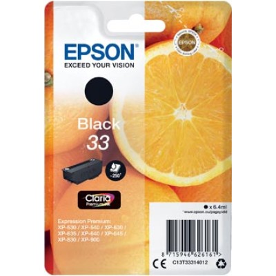 EPSON INKT C13T33314012 BLK